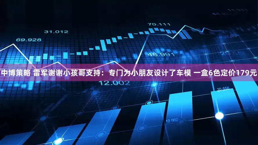 中博策略 雷军谢谢小孩哥支持：专门为小朋友设计了车模 一盒6色定价179元